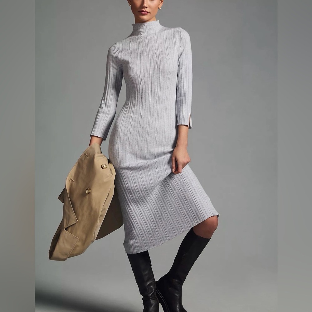 Daily Practice by Anthropologie Textured Column Sweater Dress - Picture 2 of 15
